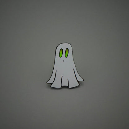 Spooky Ghost Pin Badge