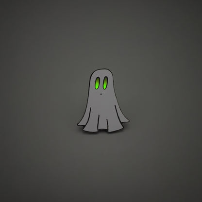 Spooky Ghost Pin Badge